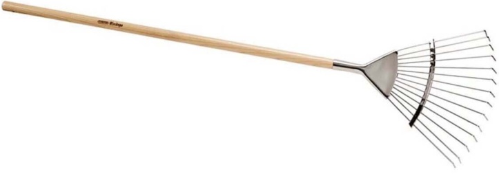Draper Heritage Junior Childrens Stainless Steel Lawn Rake - Image 2
