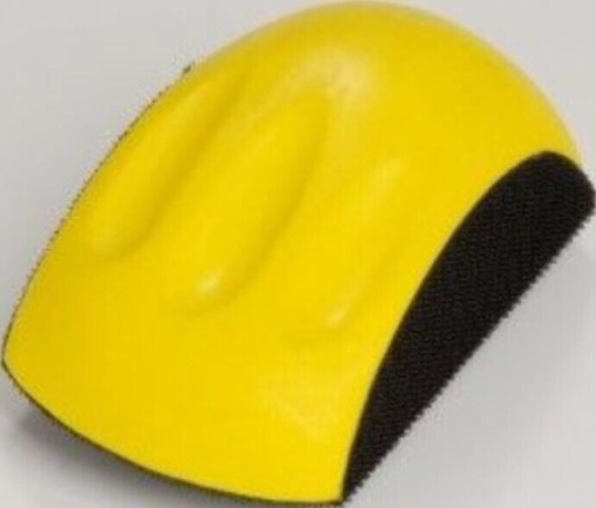 Rubber Foam Sanding block 150mm / 6"" For DA Discs Hook And Loop