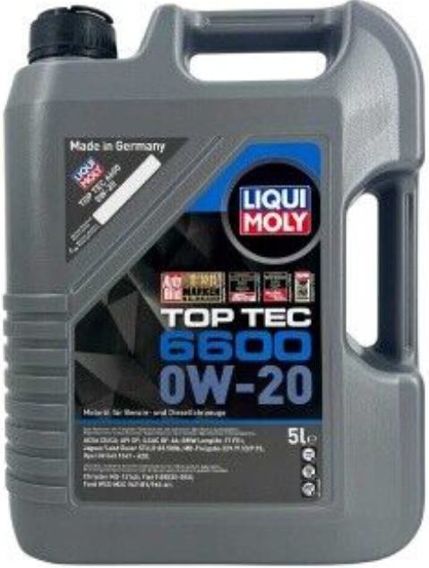 Liqui Moly Top Tec 6600 0W-20 2X5 Liter - Image 2