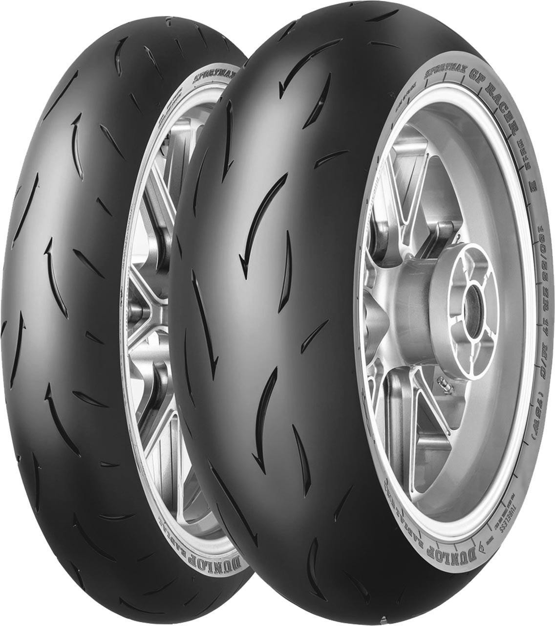 Track Tyre DUNLOP Sportmax GP Racer D212 200/55 ZR17 78W TL Rear End Aprilia