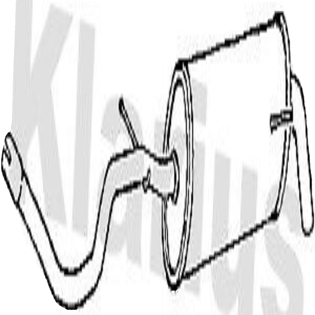 Klarius VW529H Exhaust Rear Silencer VOLKSWAGEN LUPO  1.4i  PETROL  1998-2005