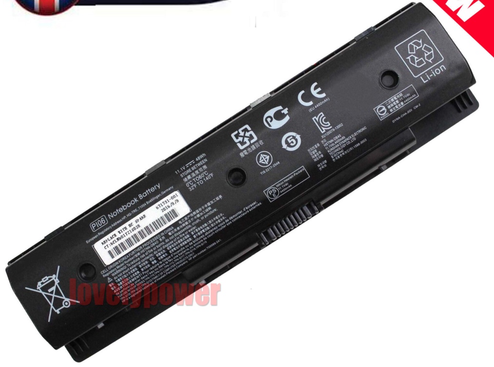 6Cell PI06 PI09 Battery for HP Pavilion 15 15-E 17 17-E HP Envy 15 15-J 17 17-J
