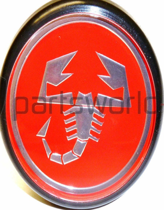 Single Alloy Wheel Centre Cap - Punto Evo Abarth New & Genuine 51811808