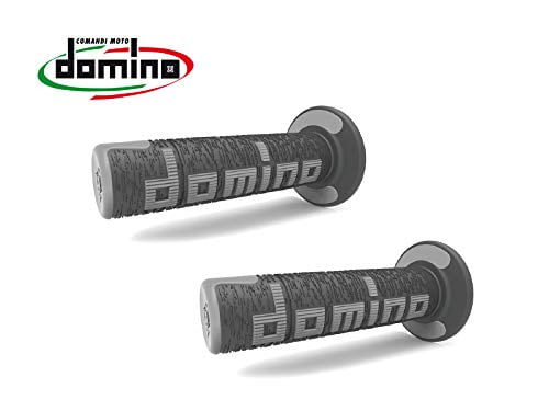 Domino Off Road A360 Grips Black/Grey A36041C4052A7-0 For Motorcycle Parts