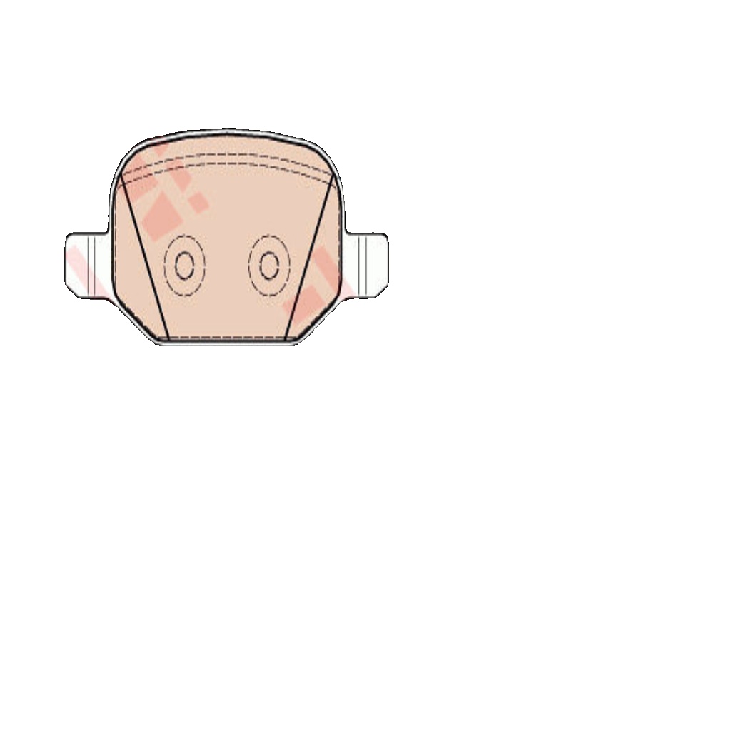 Brake pads GDB2002 TRW for FIAT 500L