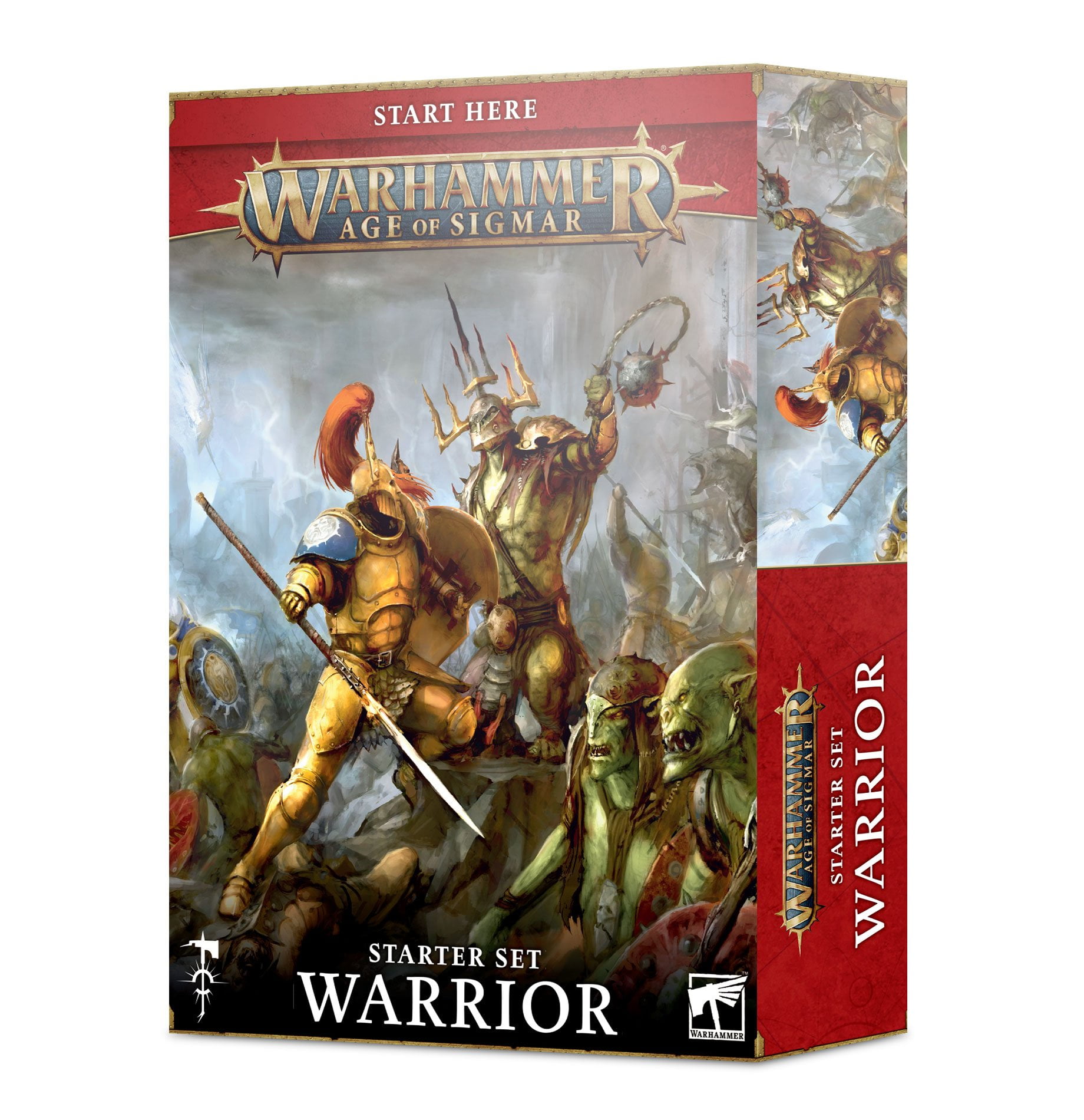 Games Workshop Warhammer Age of Sigmar Warrior Starter Set & Getting Started NEW