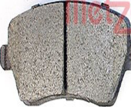 Original METZGER Brake Pad Set Disc Brake 1170029 for Dacia Lada