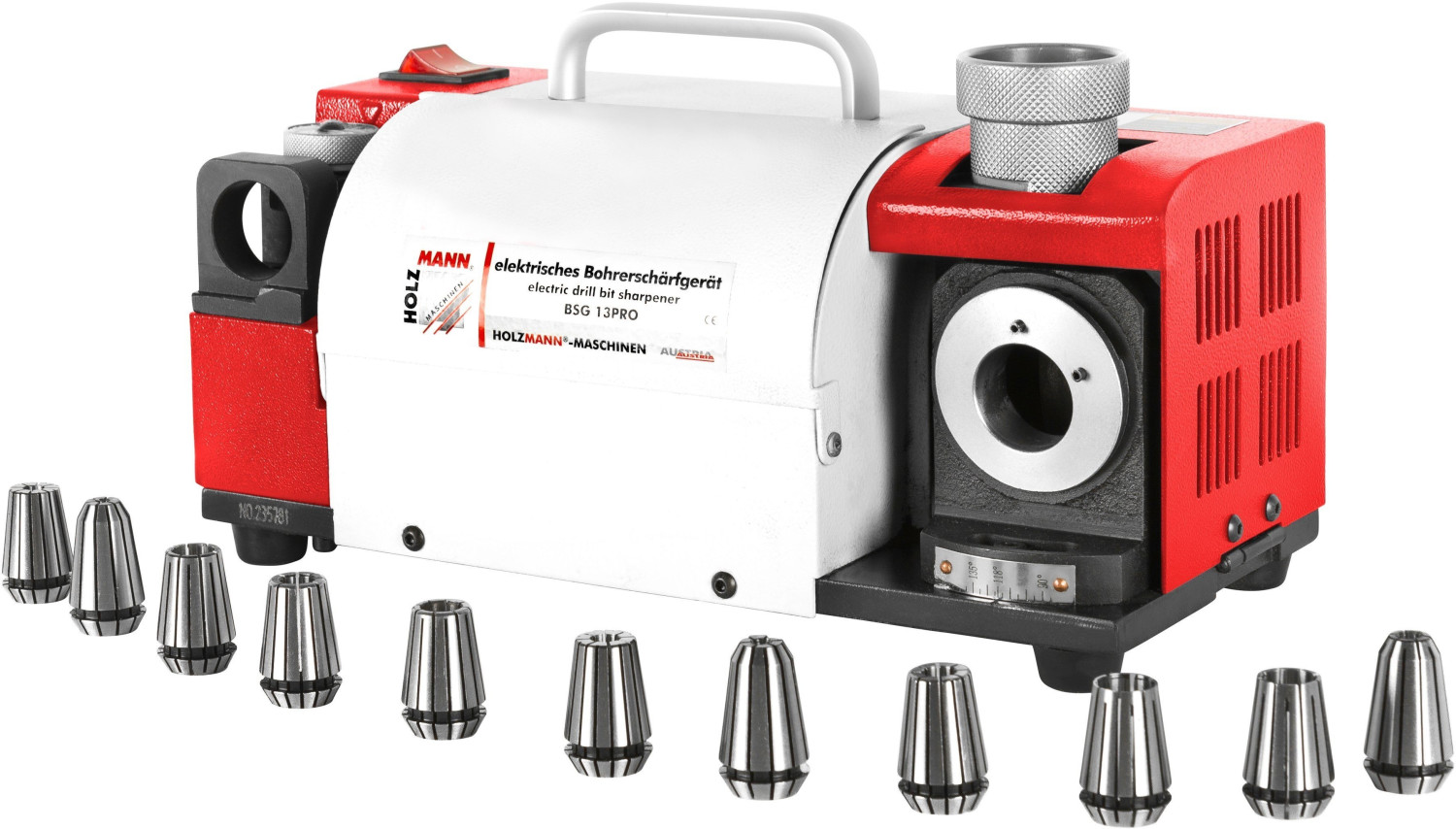 Holzmann Drill Bit Sharpener 180W Reliable Accurate Easy