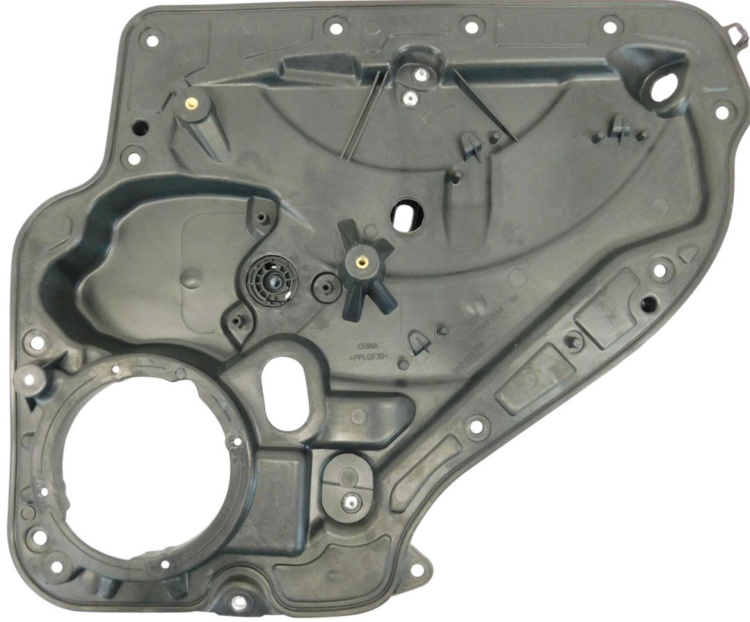 NEW VW GOLF MK6 REAR DRIVERS SIDE ELECTRIC WINDOW REGULATOR & PANEL 2009-2012