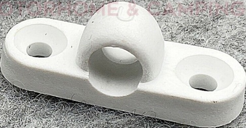 Awning Mounting Pole Brackets x2 Screws x3 Caravan, Motorhome, Camping - 37672