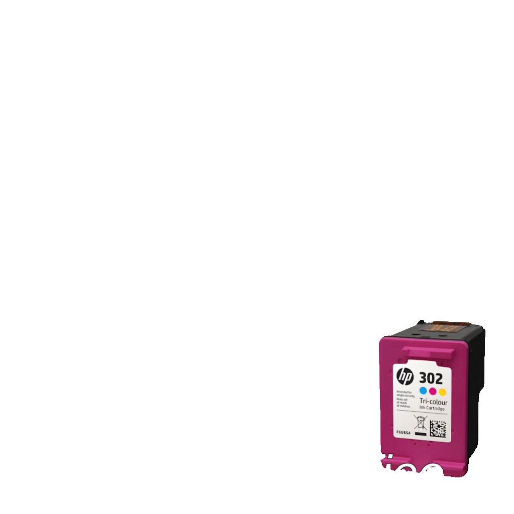 Original HP 302XL Black ink cartridge for Deskjet 1110 Printer - F6U68AE