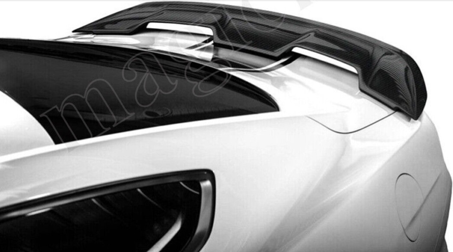 For Ford Mustang GT500 Style Carbon Fiber Look Rear Trunk Spoiler Lip 2015-2023