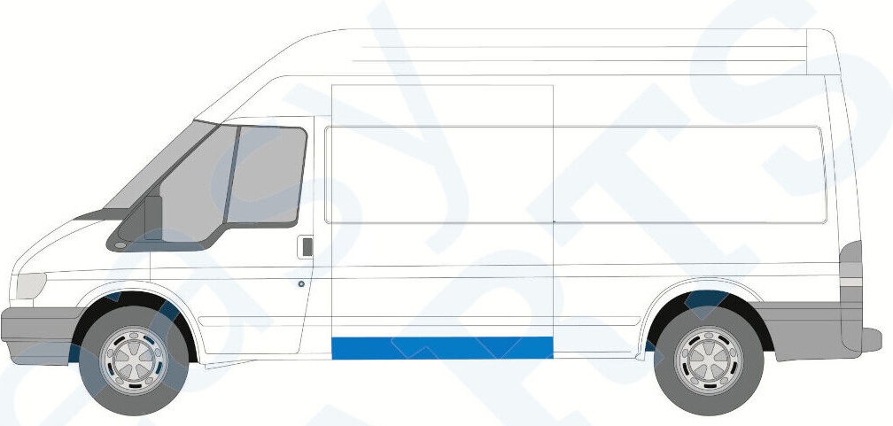 FORD TRANSIT 2000-2013 MWB LWB SIDE REPAIR PANEL / LEFT