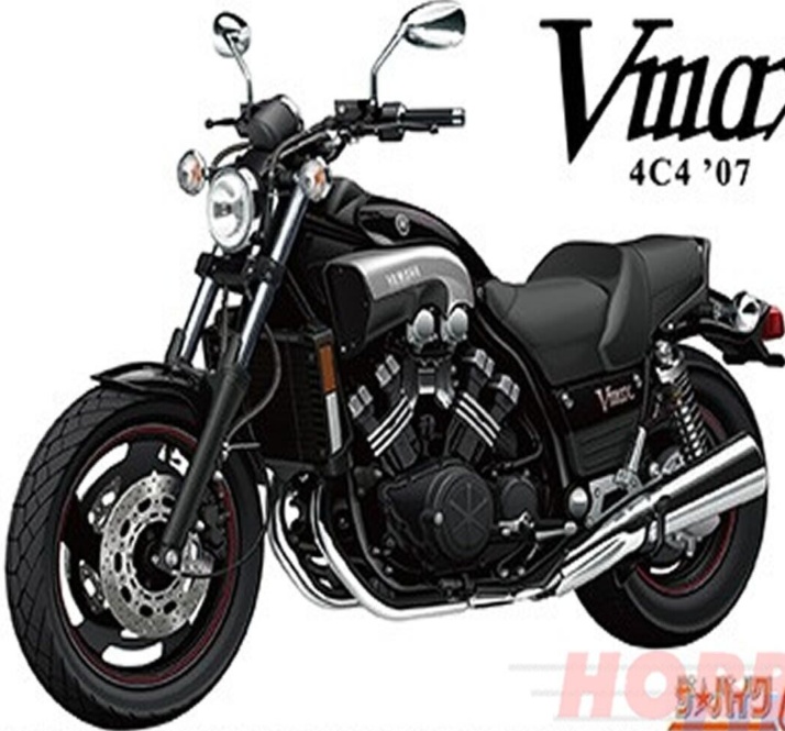 YAMAHA Vmax 4C4 '07 Bike#7 motorcycle 1:12 model kit super detail AOSHIMA 06230
