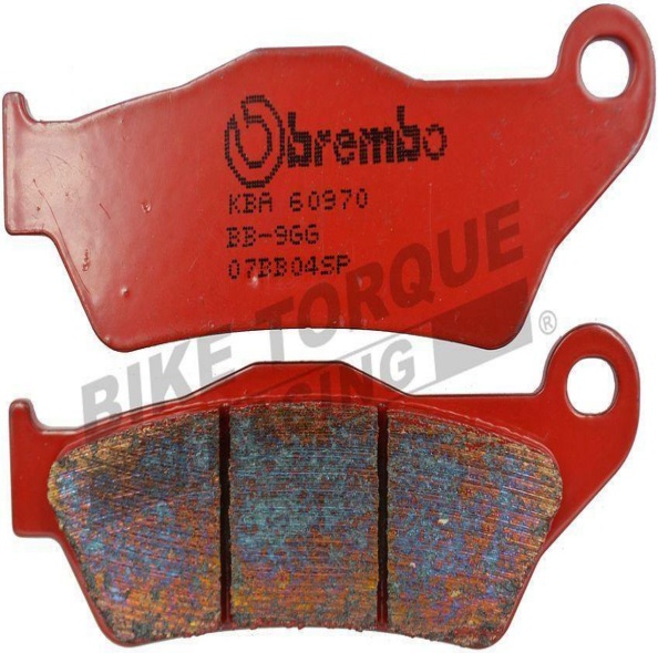 Brake Pads for GUZZI 1200 STELVIO 2008 Rear Sinter Street Brembo