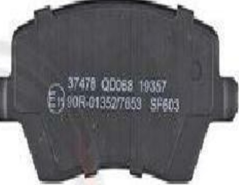 Brake pads 37478 A.B.S. for SUZUKI NISSAN OPEL