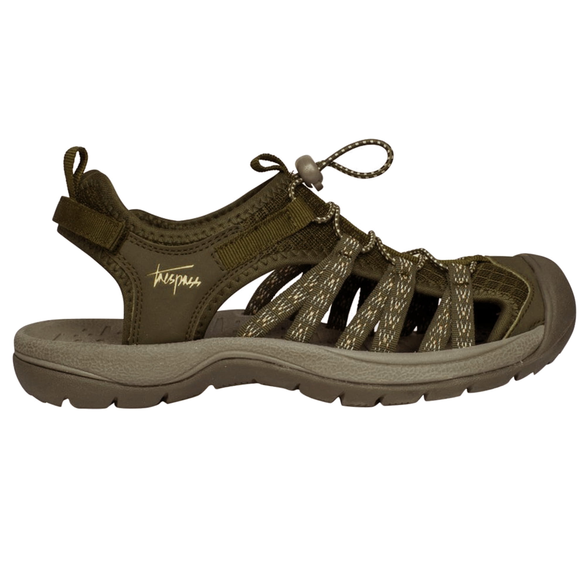 Trespass Women's Khaki Brontie Active Sandals In Size 5