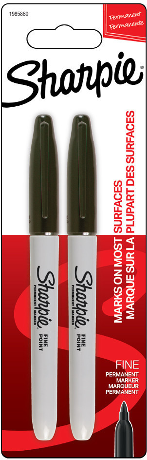 Sharpie 1985860 Fine Black Permanent Pen Pack of 12 twin Blister Packs - Image 3