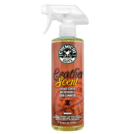 CHEMICAL GUYS LEATHER SCENT AIR FRESHENER - SPRAY FRESHENER & ODOUR ELIMINATOR