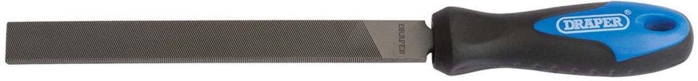 Draper 00006 Soft Grip Engineers Hand File and Handle 150mm