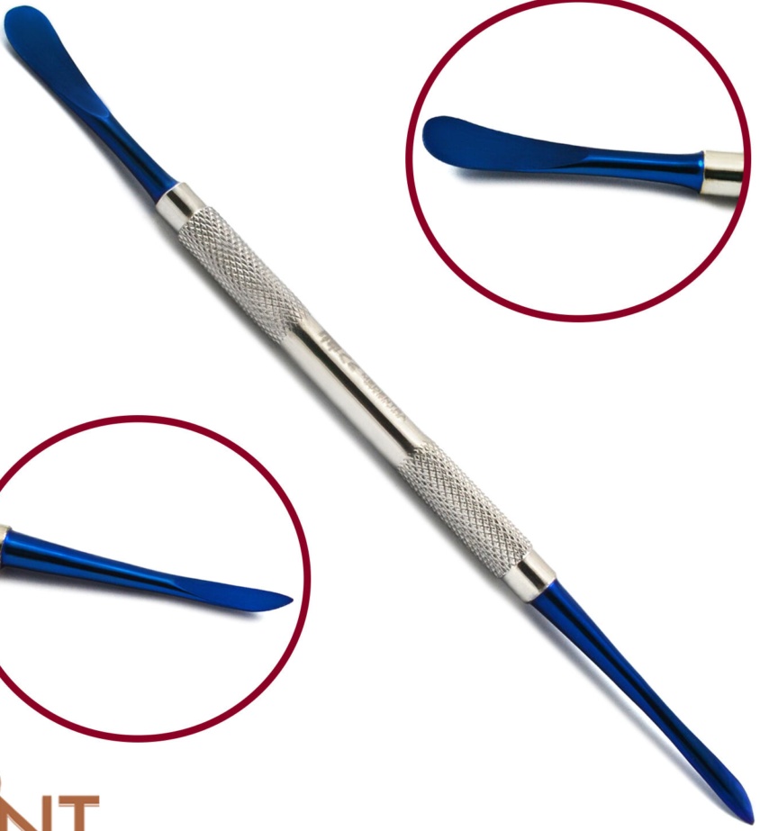 Dental Periosteal Elevator Molt.No 9 Surgical Blue Coated Implant Instruments CE