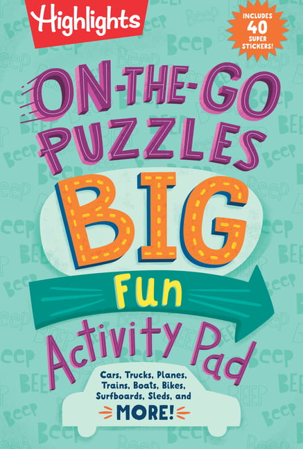 On-the-Go Puzzles Big Fun Activity Pad by  Highlights - 9781644726792