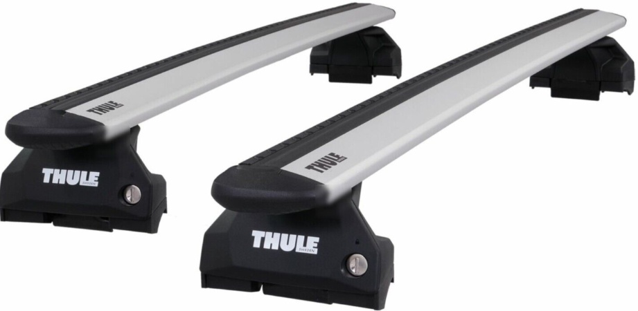 THULE - WingBar EVO (silver) Alu Roof Bar Set for Volvo V60 Cross Country 2019-