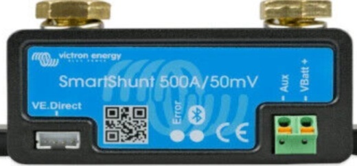 VICTRON ENERGY SMARTSHUNT 500A BLUETOOTH LEISURE BATTERY MONITOR CAMPERVAN