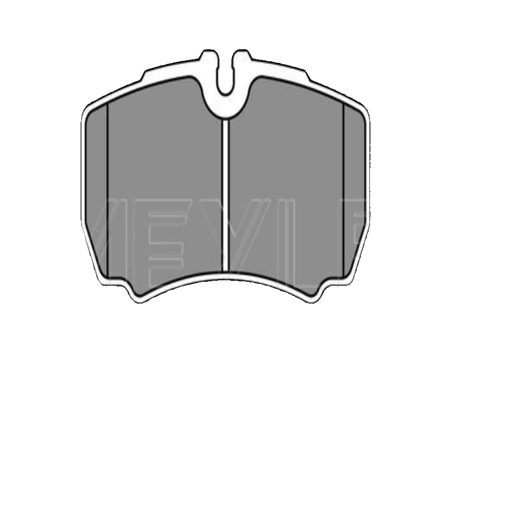 Meyle Brake Pad Set For Disc Brake Rear With Anti-Squeak Plate Fits Iveco Daily