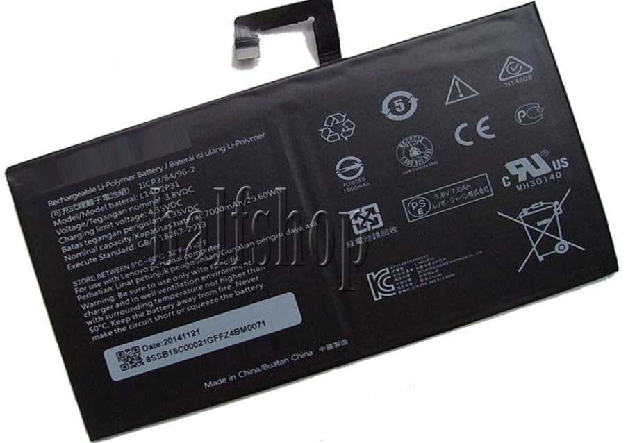 For Lenovo TAB2 TAB3 A10-70F A10-70L TB2-X30 7000mAh TB-X103F L14D2P31 battery