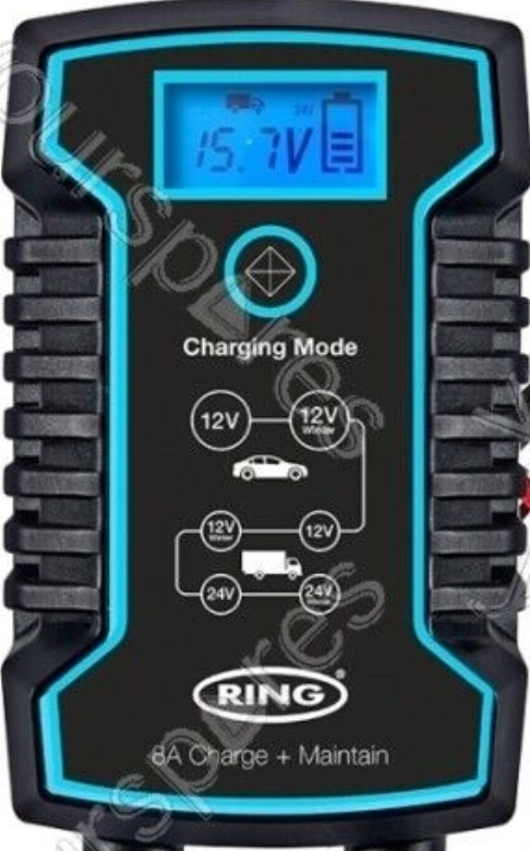 Ring 8A Smart Charge 8 Charger & Maintainer - Lithium Battery Compatable RSC908T