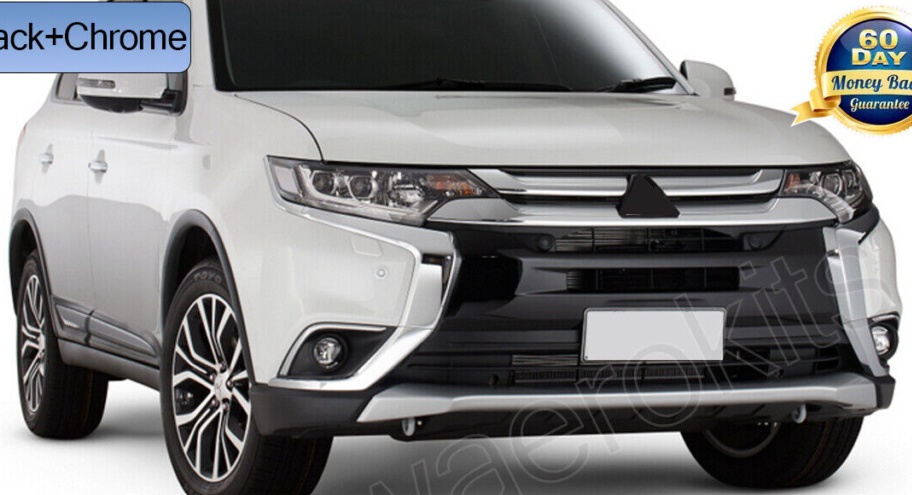 NEW FOR MITSUBISHI OUTLANDER 2015-2018 FRONT BUMPER GRILLE GRILL UPPER CHROME UK