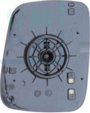 Right TYC 337-0083-1 Mirror Glass, outside mirror for VW