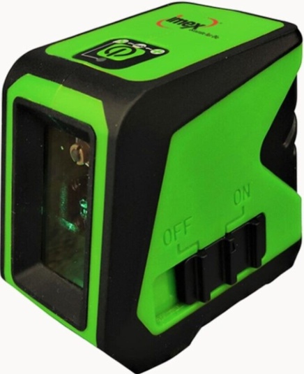 Imex L2G Mini Green Cross Line Laser Level 20m Range Self Levelling + Tripod