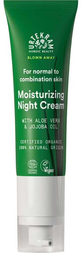 Urtekram Night Cream Wild Lemongrass, Blown Away, 50 Ml, Organic, Vegan - Image 2