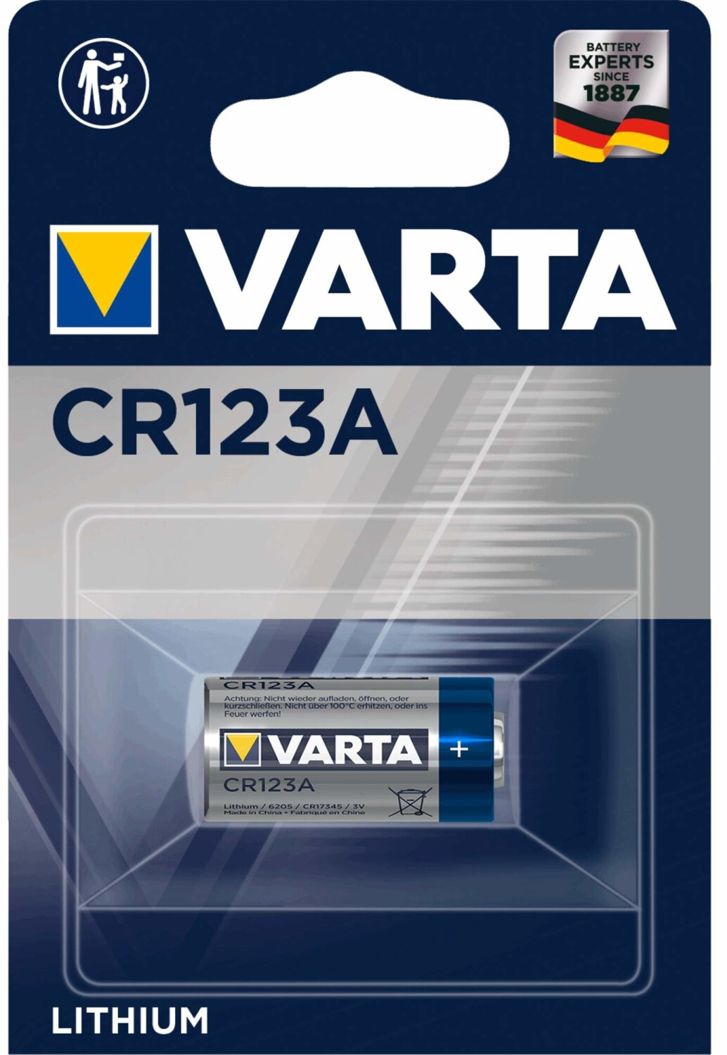 CR123A VARTA 3V Lithium