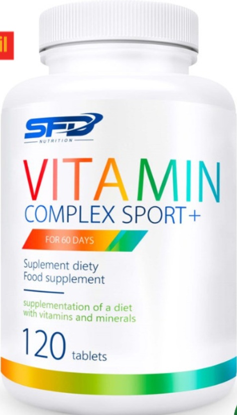 Vitamin Complex Sport 120 tablets SFD Vitamins and Minerals Complex