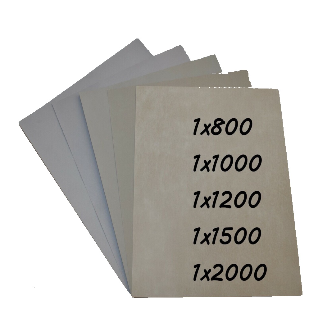 SANDPAPER 5 SHEETS 600 1000 1500 2000 2500 GRIT WET AND DRY WATERPROOF
