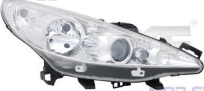 Right TYC 20-1061-05-2 Headlight for PEUGEOT