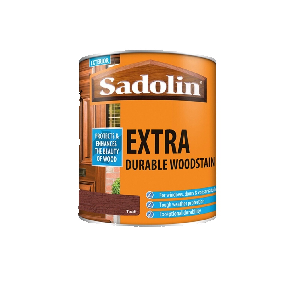 Sadolin 5028534 Extra Durable Woodstain Teak 1 litre - Image 3