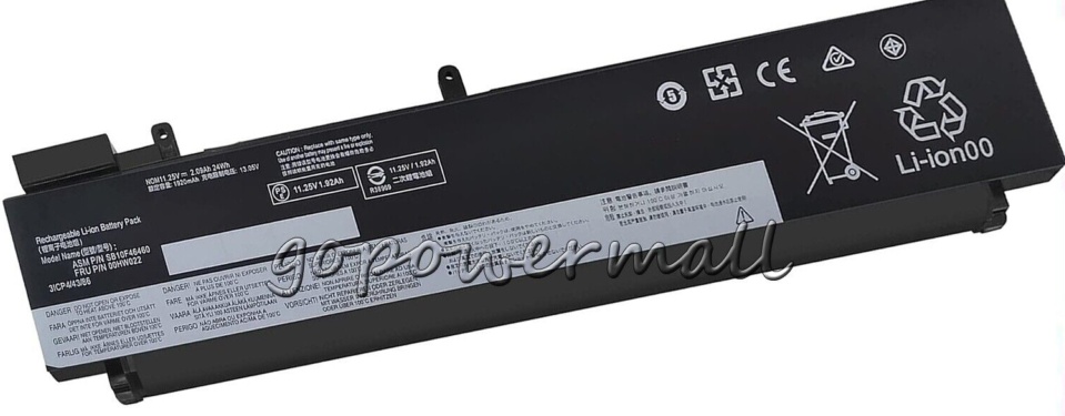New 24Wh 00HW022 Battery For Lenovo ThinkPad T460s T470s Series SB10F46460