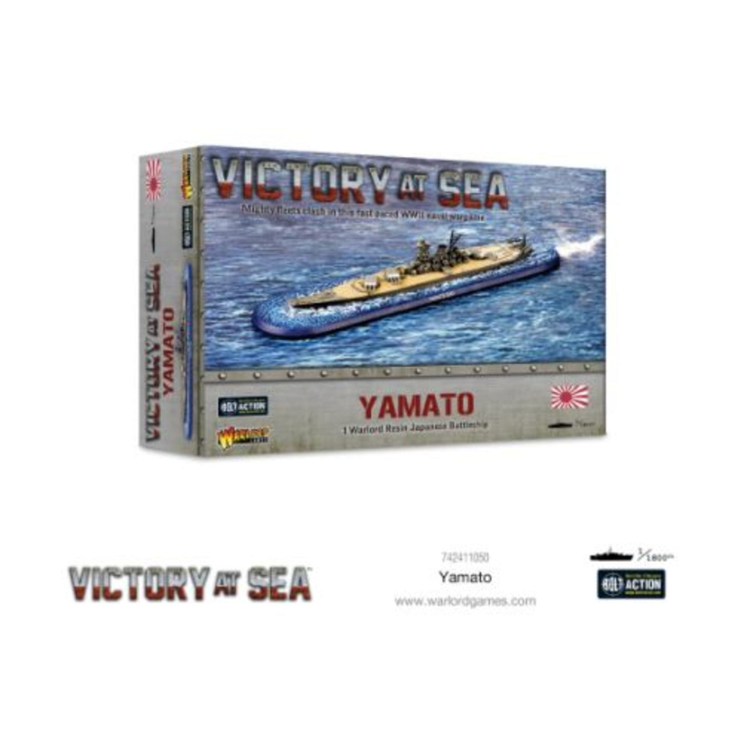 Japanese Yamato - Brand New - Warlord Games Victory At Sea Miniatures