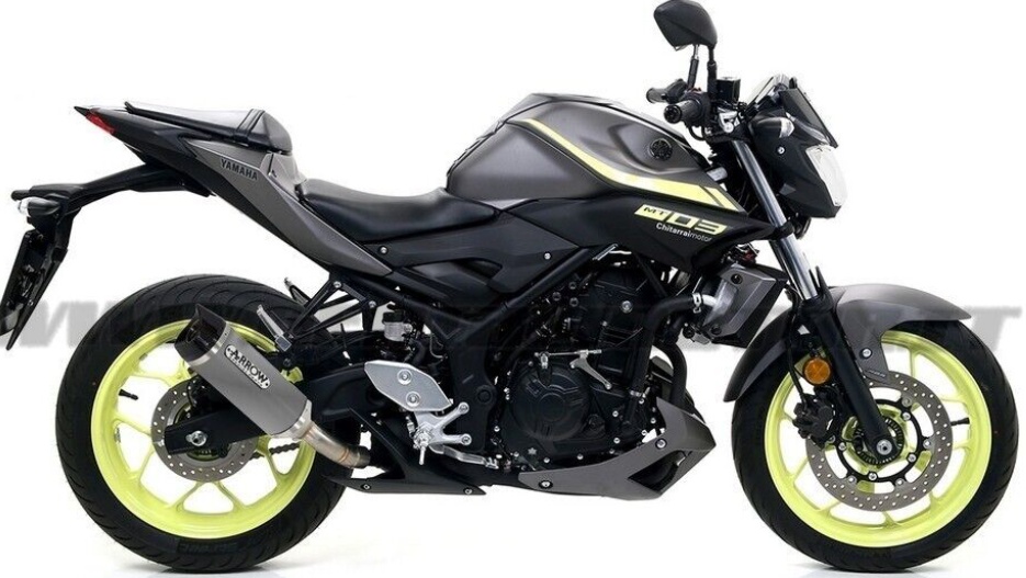 Exhaust Arrow Thiner AK Aluminium Yamaha Mt-03 2018 > 2019
