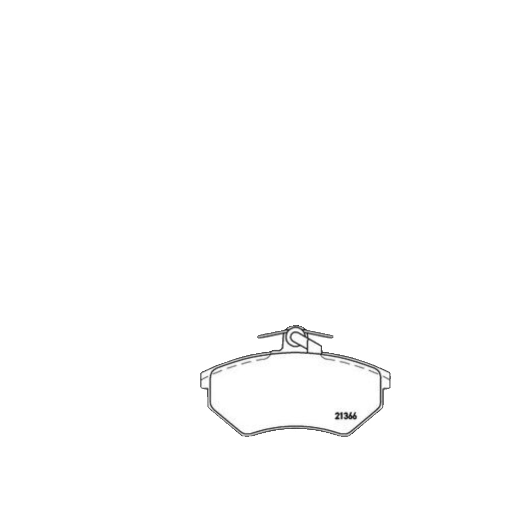 Brake pads P 85 034 BREMBO for VW GOLF Mk III VENTO
