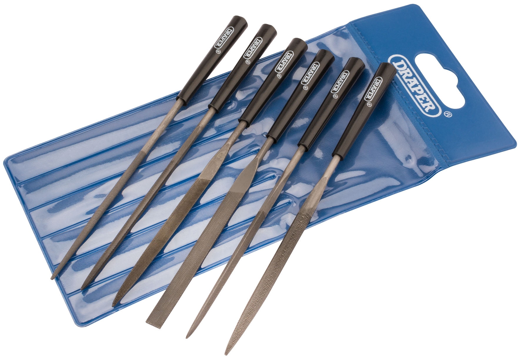 Blue Spot 22652 150mm 6pc mini precision needle file set