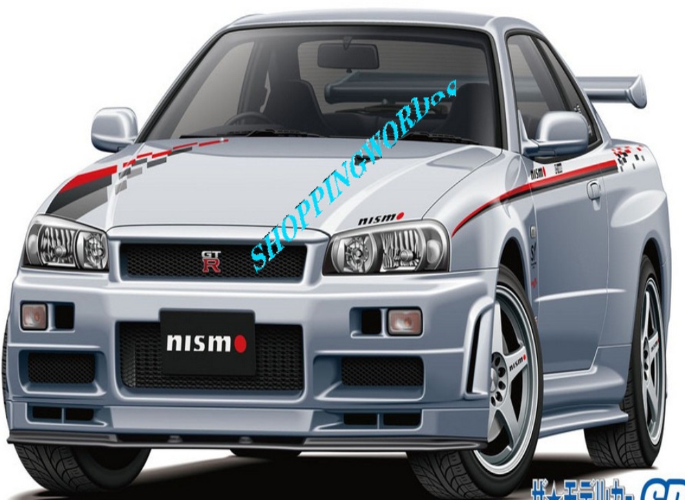 1:24 Scale Aoshima Nissan BNR34 Skyline GTR Nismo S-Tune ’04 Model Kit UK STOCK