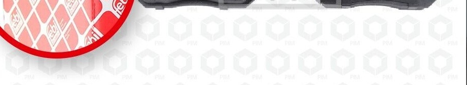 Front FEBI BILSTEIN 16299 Brake Pad Set, disc brake for HONDA