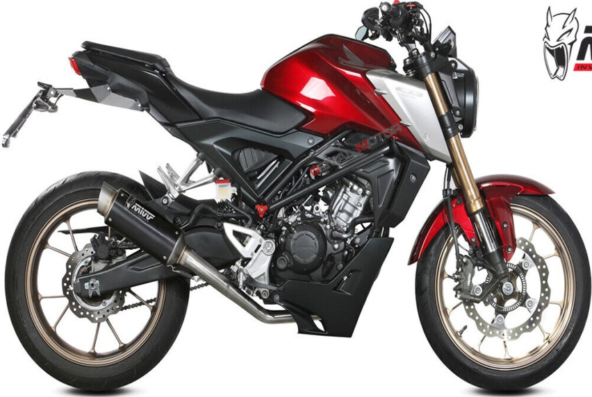 Mivv Complete full exhaust GP PRO Black Inox Highfor HONDA CB 125 R 2021 > 2023