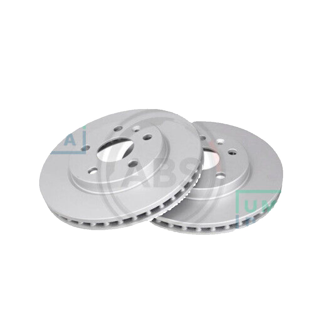 2x Brake disc Vented 17988 A.B.S. for SAAB OPEL CHEVROLET