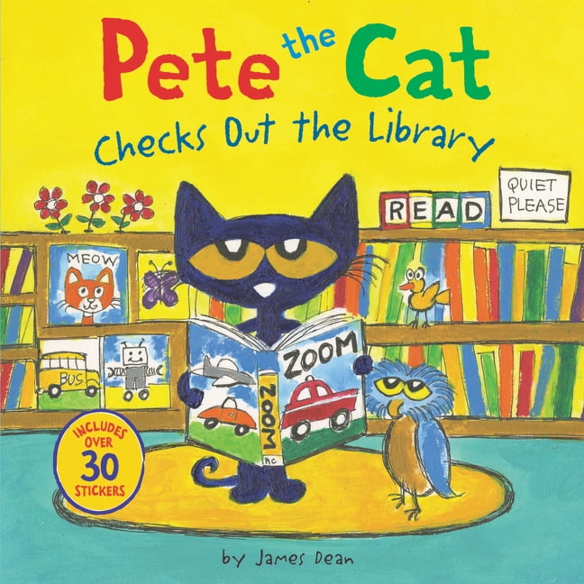 Pete the Cat Checks Out the Library by James Dean Paperback NEW - Image 5